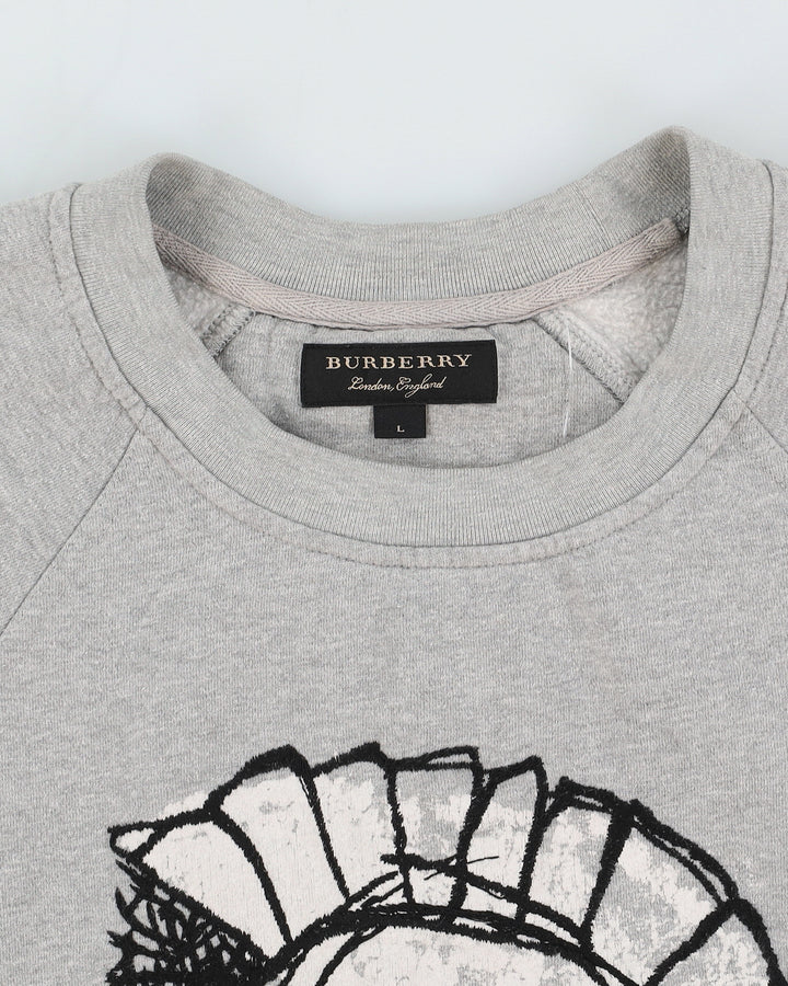 Burberry Spring 2017 Spring Graphic Cotton Sweatshirt - S