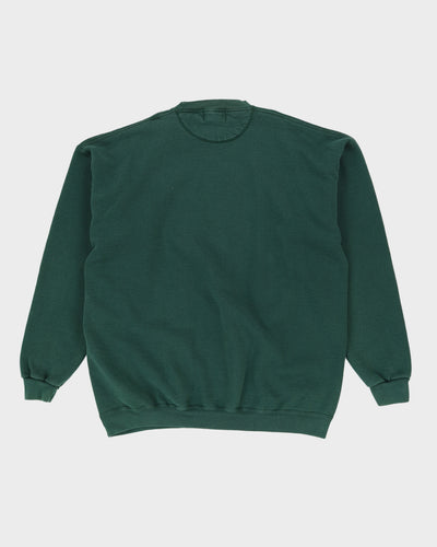 Vintage 90s Eddie Bauer Graphic Green Sweatshirt - L