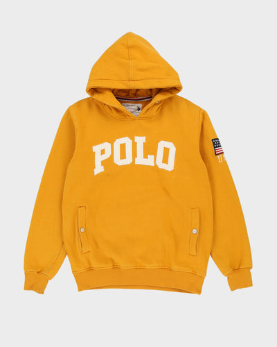 Polo Jeans Yellow Hoodie With Embroidered Logo - XL