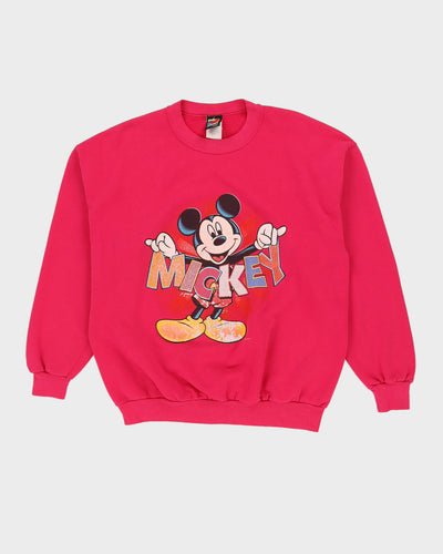 Vintage 80s Disney Unlimited Graphic Pink Sweatshirt - L