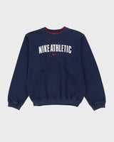 00s Nike Athletic Blue Navy Embroidered Sweatshirt - S