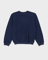 00s Nike Athletic Blue Navy Embroidered Sweatshirt - S