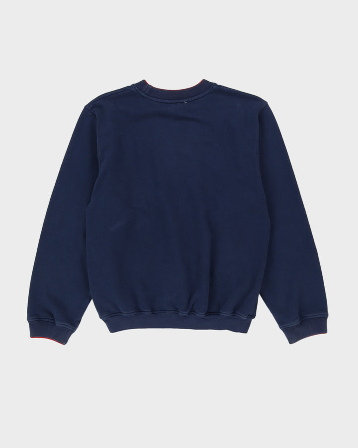00s Nike Athletic Blue Navy Embroidered Sweatshirt - S