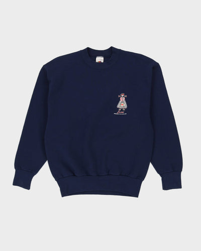 Vintage 90s Anne Produce By Five Cats Blue Sweatshirt - M