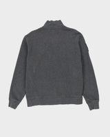00s Ralph Lauren Grey Quarter Zip Sweatshirt  - L