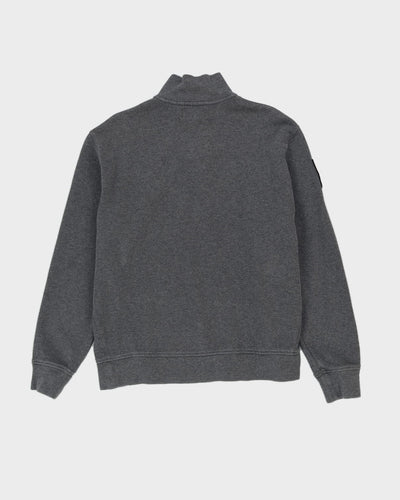 00s Ralph Lauren Grey Quarter Zip Sweatshirt  - L