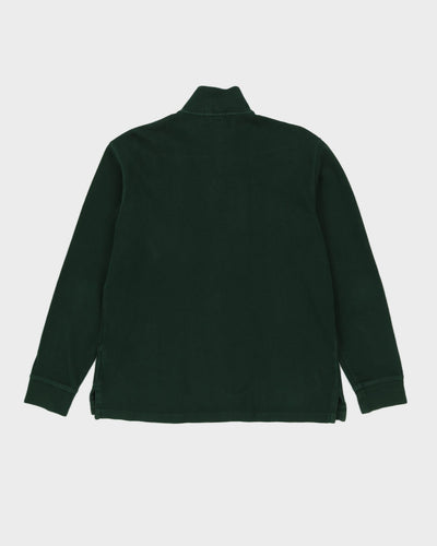 Ralph Lauren Green Quarter Zip Sweatshirt  - M