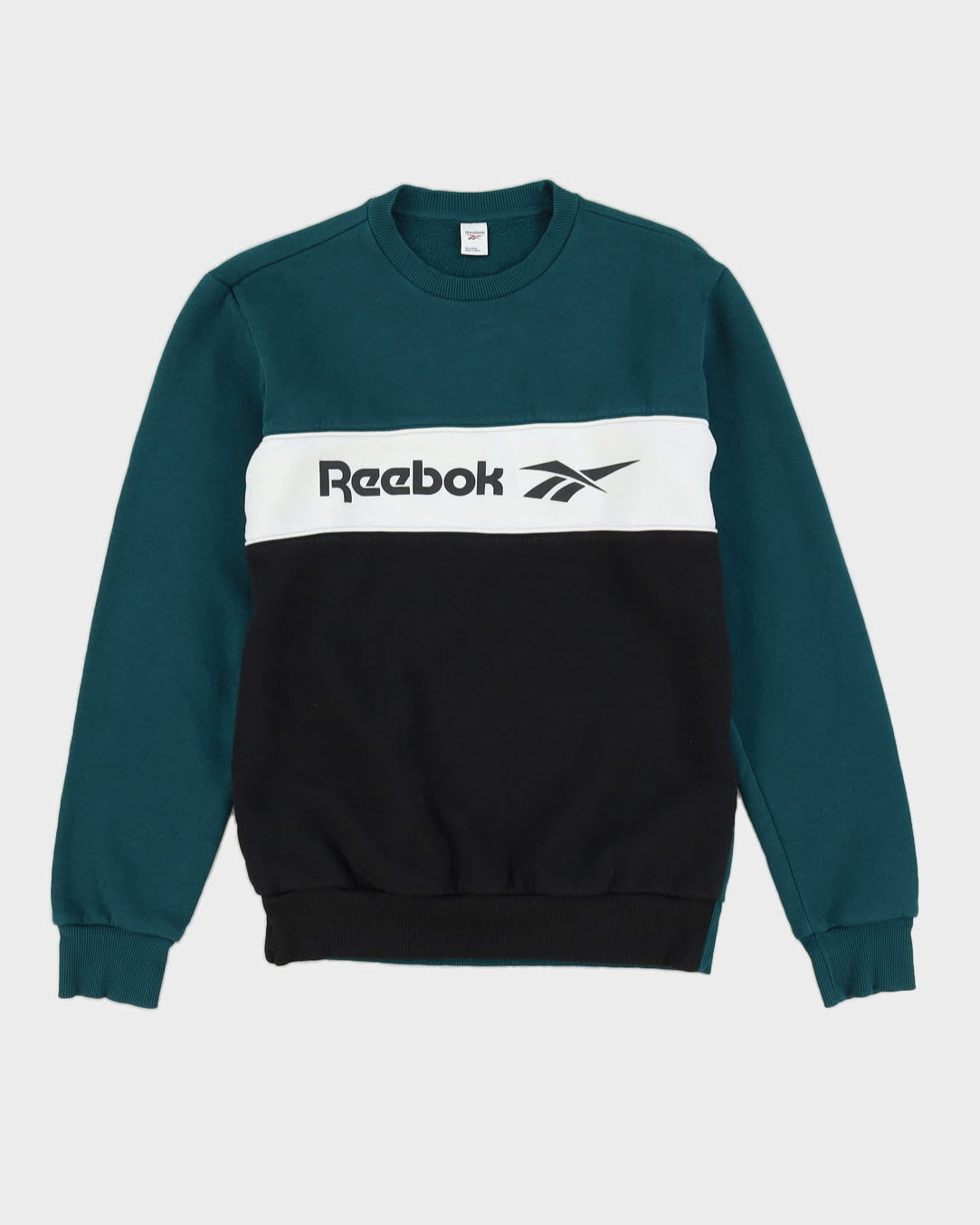 Reebok Green / Black Sweatshirt - S