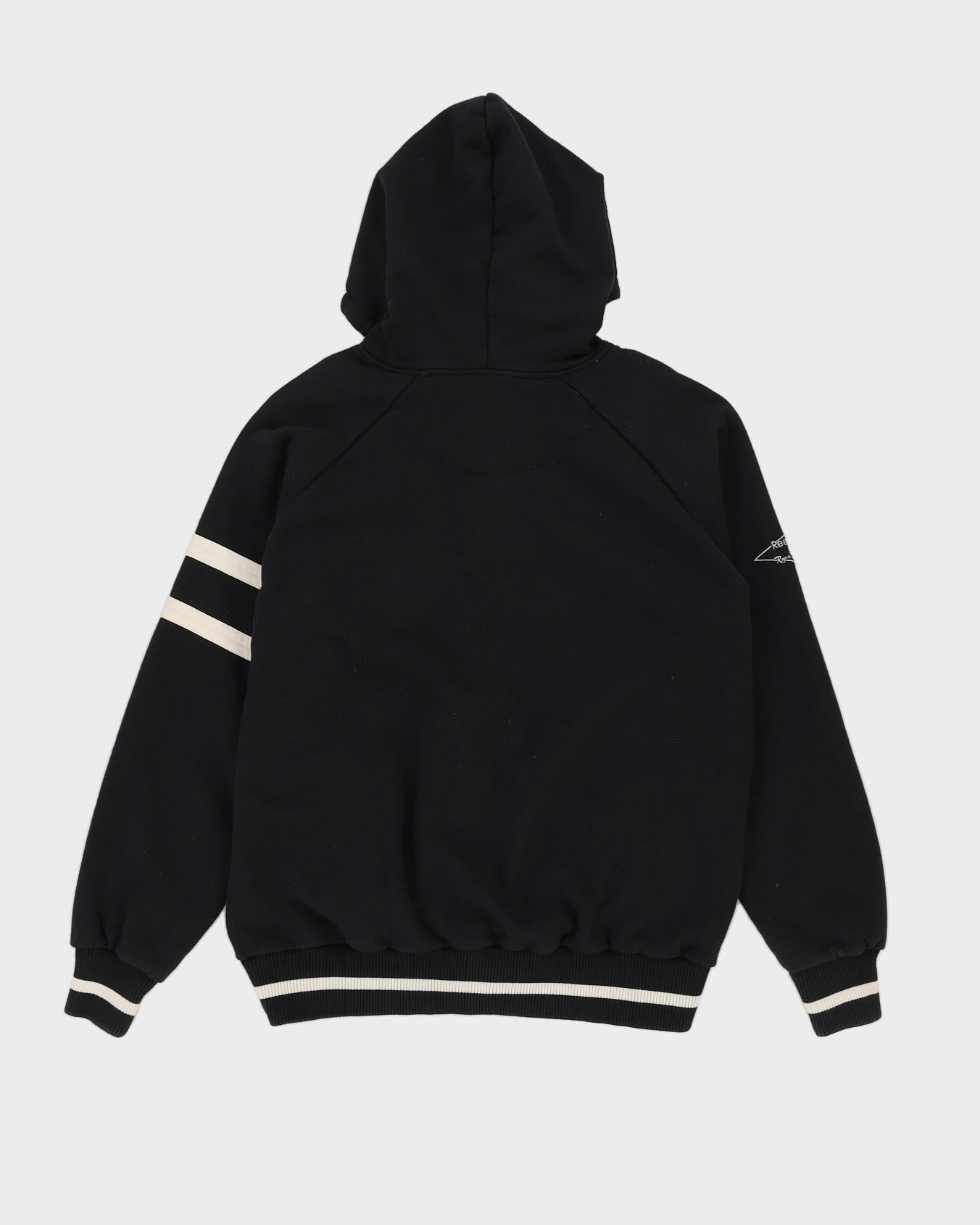 Reebok By Roger Edwards Repro Calgary Stampeders Black Zip-Up Hoodie - XL