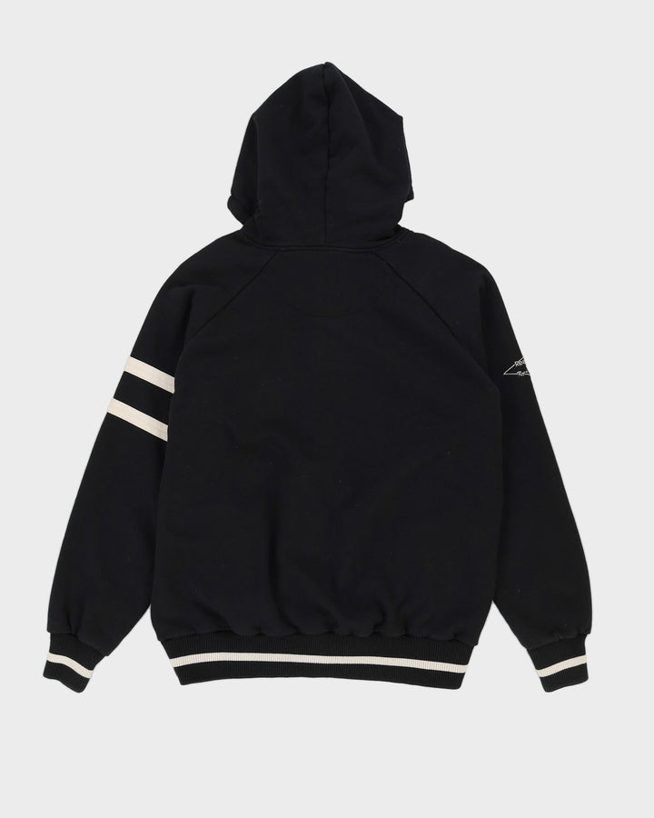 Reebok By Roger Edwards Repro Calgary Stampeders Black Zip-Up Hoodie - XL