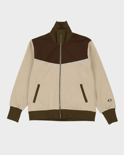 Champion Brown Zip-Up Sweat - L