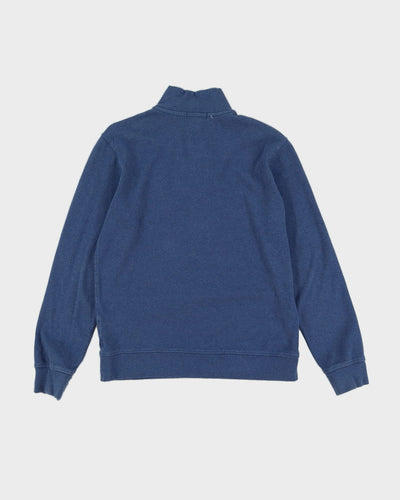 Ralph Lauren Blue Quarter Zip Sweatshirt - S