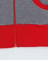 Vintage 70s Adidas Grey / Red Track Jacket - XS