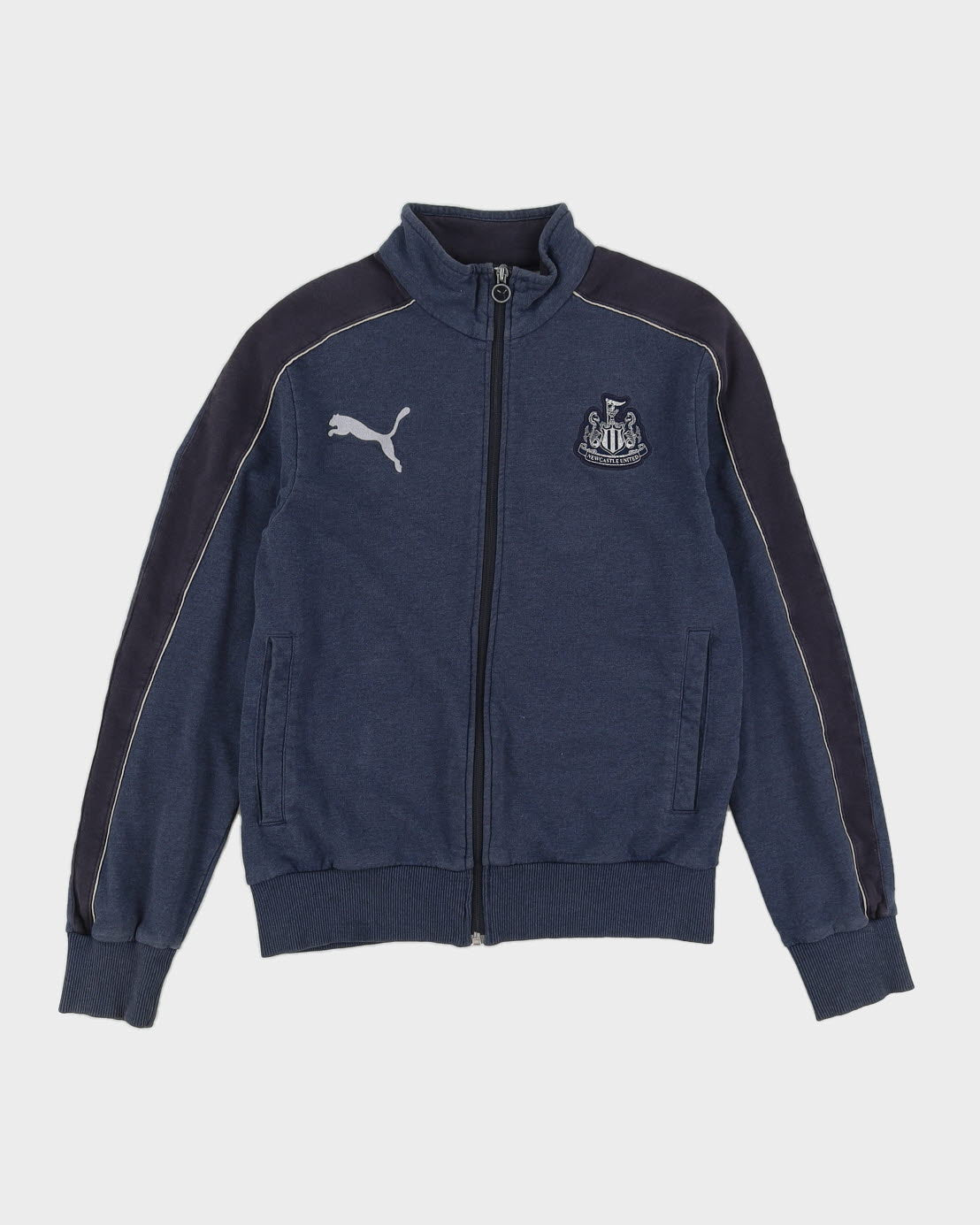 Puma Newcastle United Grey Zip Up Sweat - S