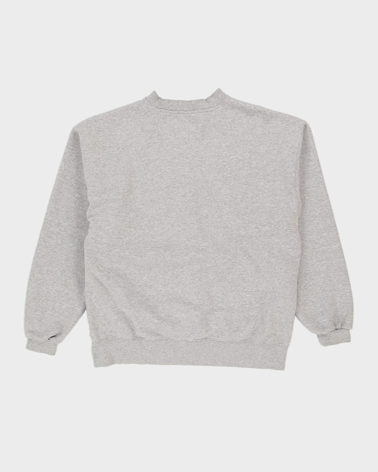 00s Nike Penn State University Grey Sweatshirt With Embroidered Logo - M
