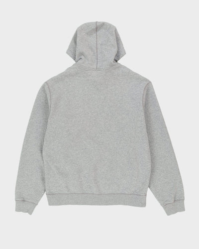 00s Nike Grey Embroidered Hoodie - L