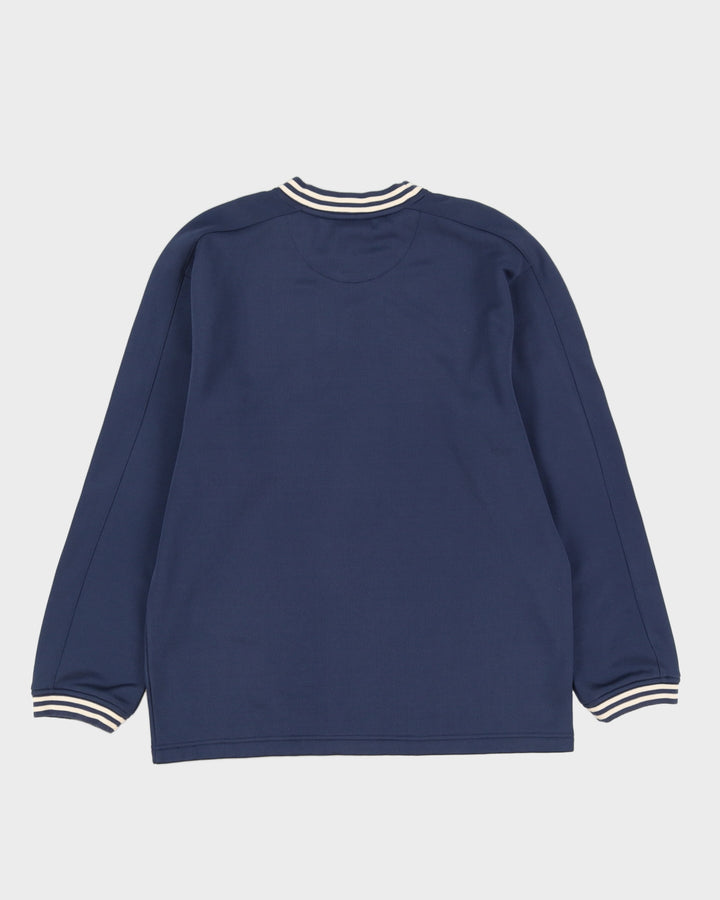 Y2K 00s Reebok Blue Embroidered Sweatshirt - L