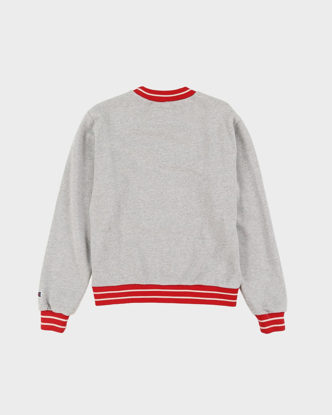 Champion Grey Embroidered Sweatshirt - S