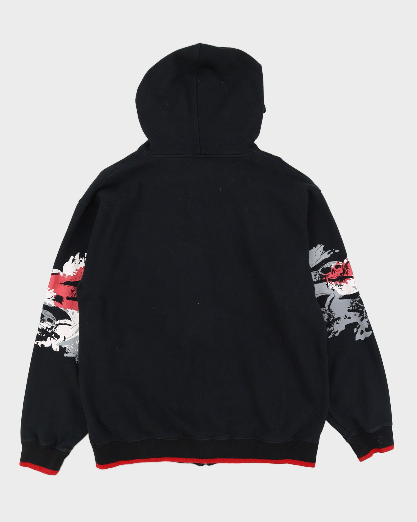 Y2K 00s Avirex Black Graphic Zip Up Hoodie - L – Rokit