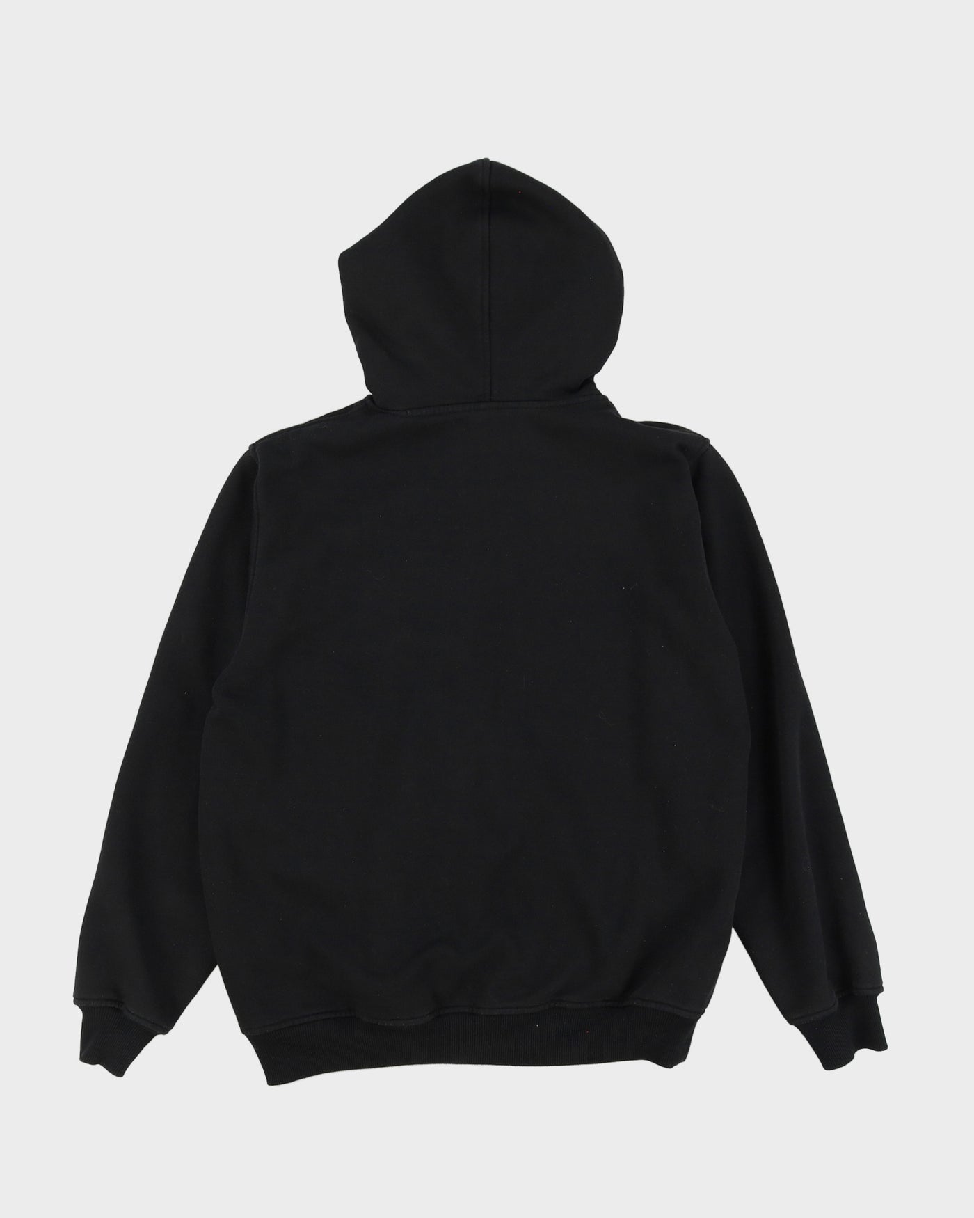 Y2K 00s Avirex Black Embroidery Zip Up Hoodie - M