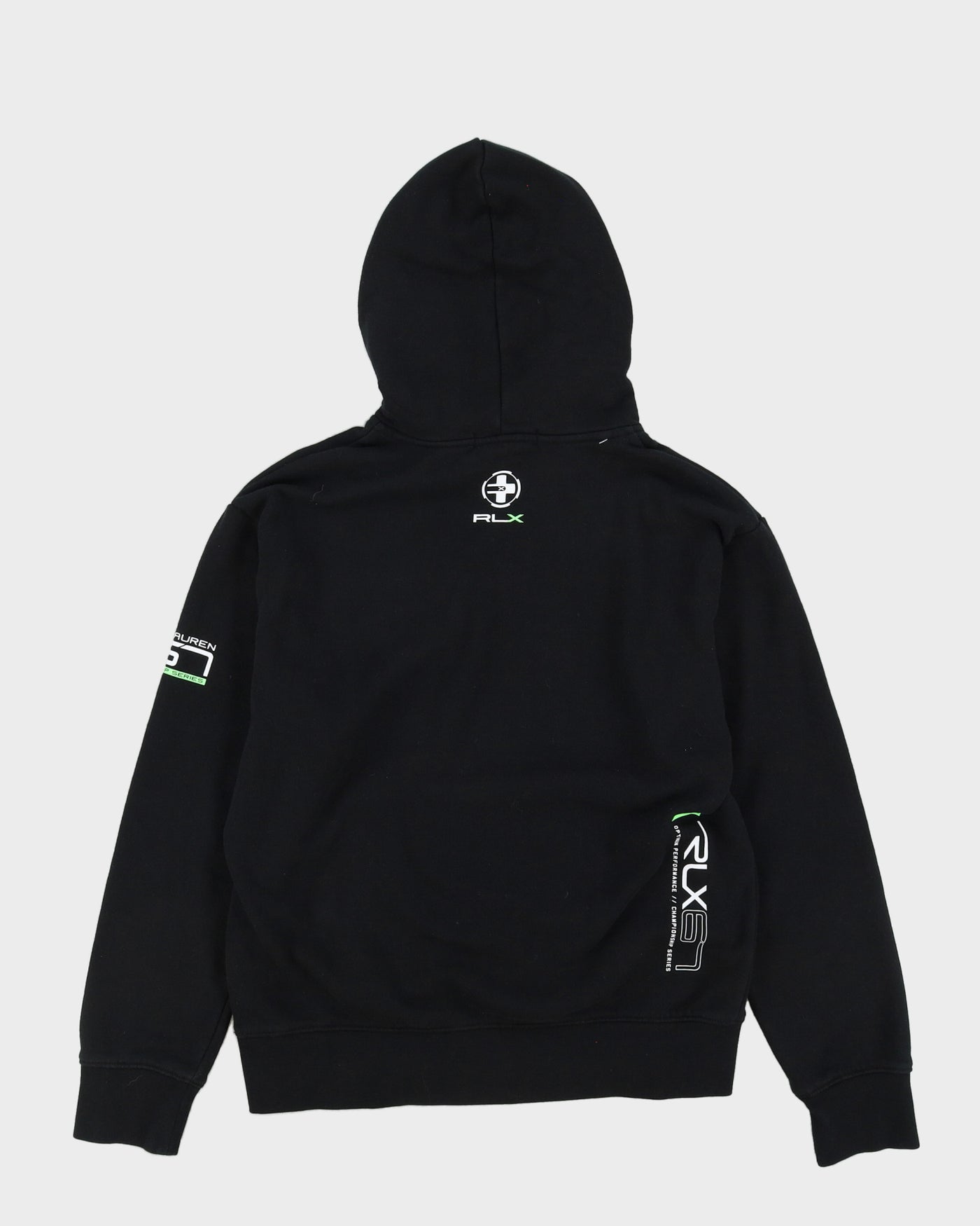 RLX Ralph Lauren Black Hoodie - L