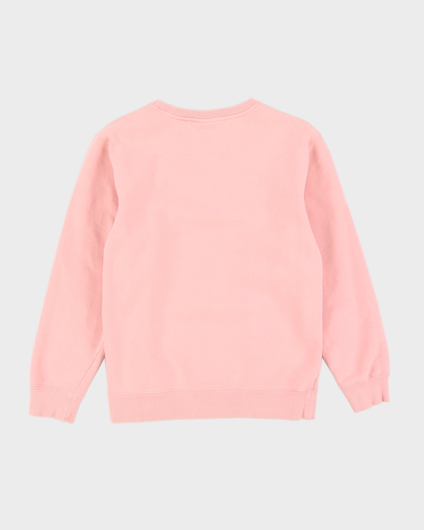 Stussy Pink Embroidered Sweatshirt - S