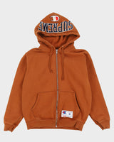 Champion x Supreme Arc Logo Brown Zip Up Hoodie - M
