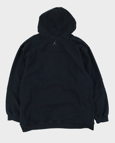 00s Jordan Black Hoodie With Embroidery Logo - XL
