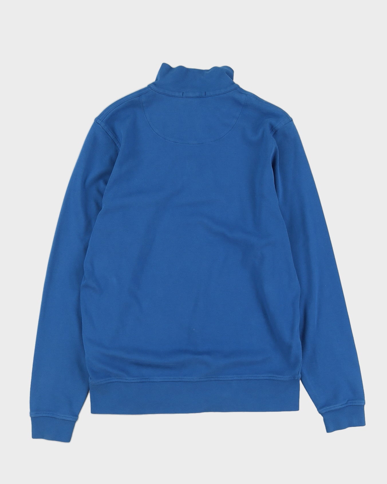Burberry London Blue Quarter Zip Sweatshirt - L