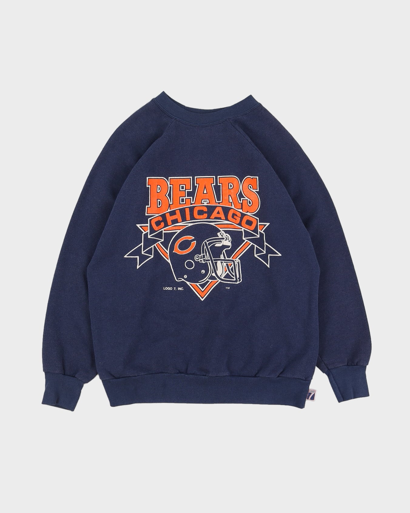 Vintage 90s NFL Chicago Bears Blue Sweatshirt - M