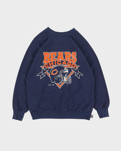 Vintage 90s NFL Chicago Bears Blue Sweatshirt - M