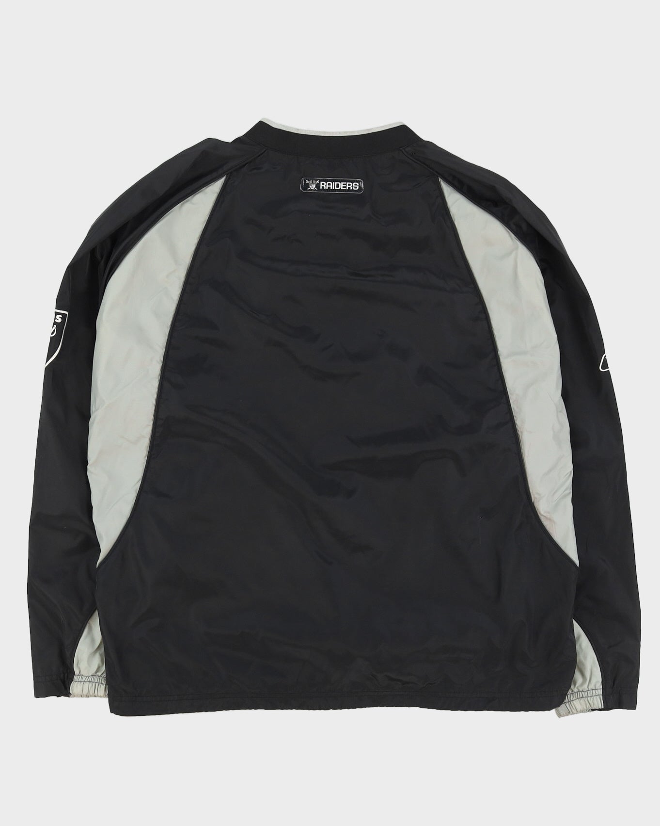 00s NFL Reebok Oakland Raiders Black Pullover - L