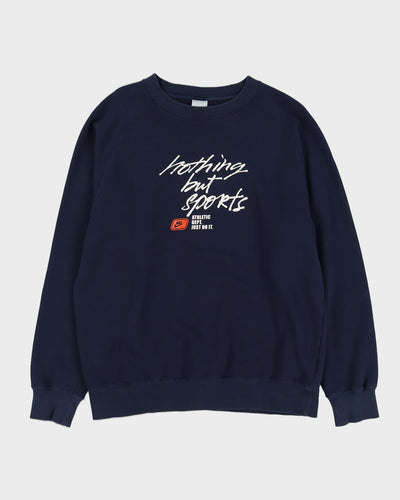 00s Nike "Nothing But Sports" Blue Sweatshirt - XL