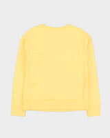 Hugo Boss Reverse Logo Pastel Yellow Sweatshirt - M