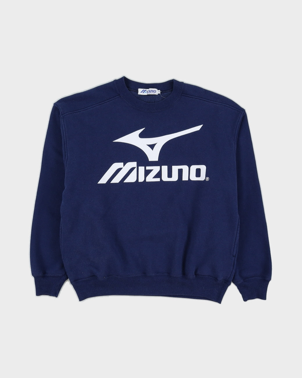 Vintage 1990s Mizuno Navy Marathon Sweatshirt - M