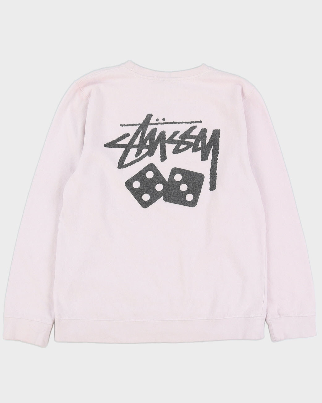 Stussy Pair Of Dice White Sweatshirt - XL