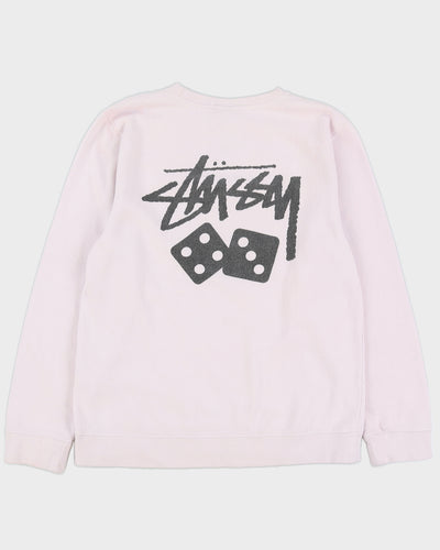 Stussy Pair Of Dice White Sweatshirt - XL
