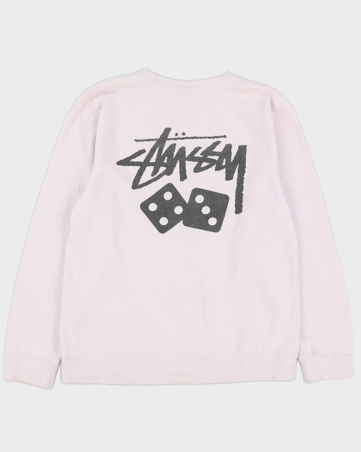 Stussy Pair Of Dice White Sweatshirt - XL