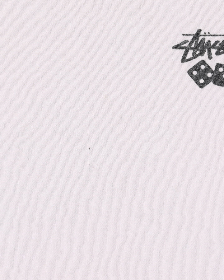 Stussy Pair Of Dice White Sweatshirt - XL