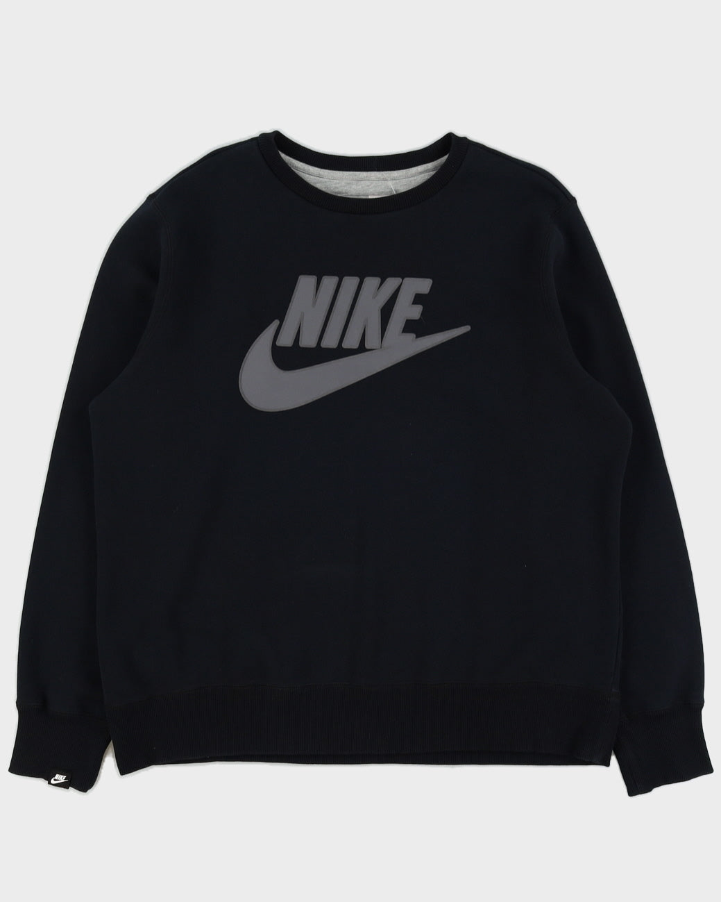 00s Nike Black Spell Out Sweatshirt - XL