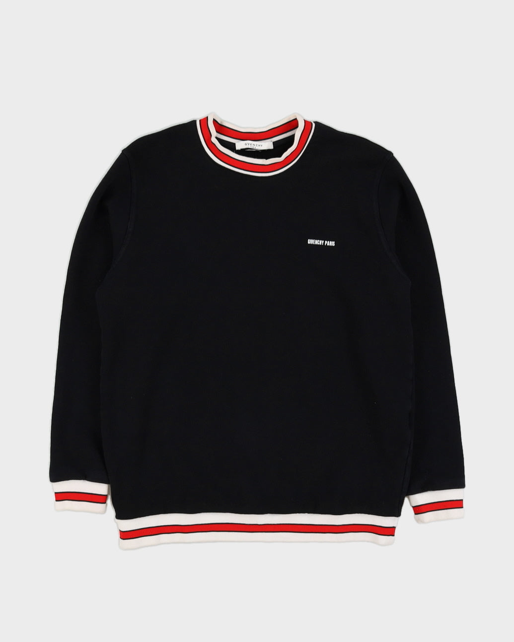 Givenchy Black Crew Neck Black Sweatshirt - M