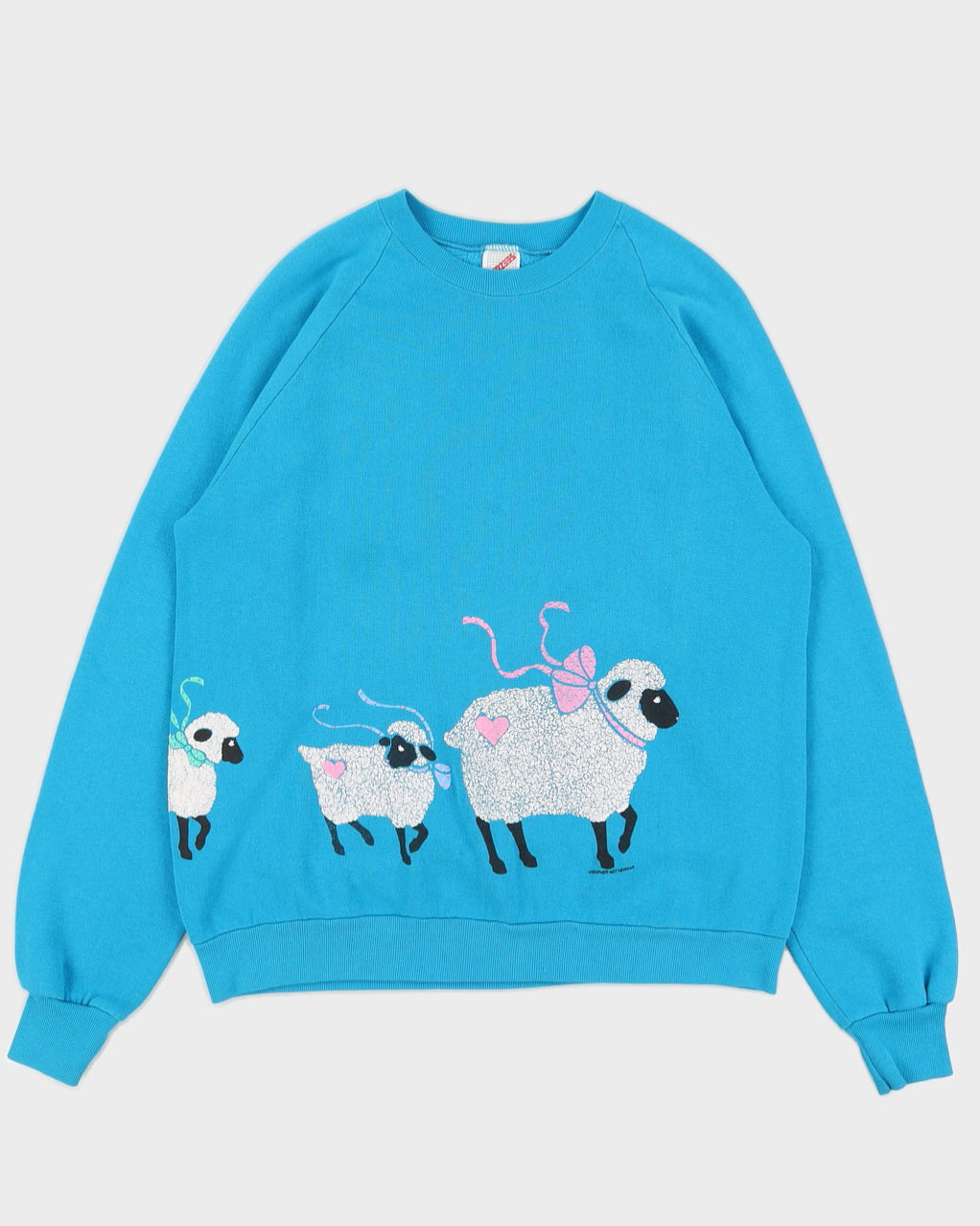 Vintage 90s Doubled Sided Sheep Sweatshirt - XL