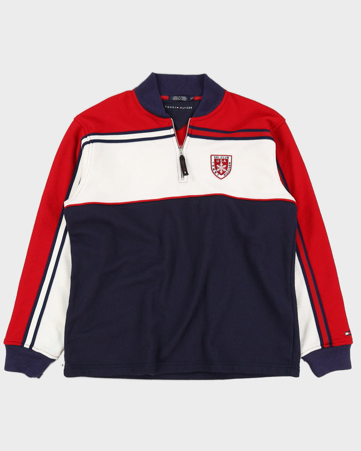 Y2K 00s Tommy Hilfiger Quarter Zip - M