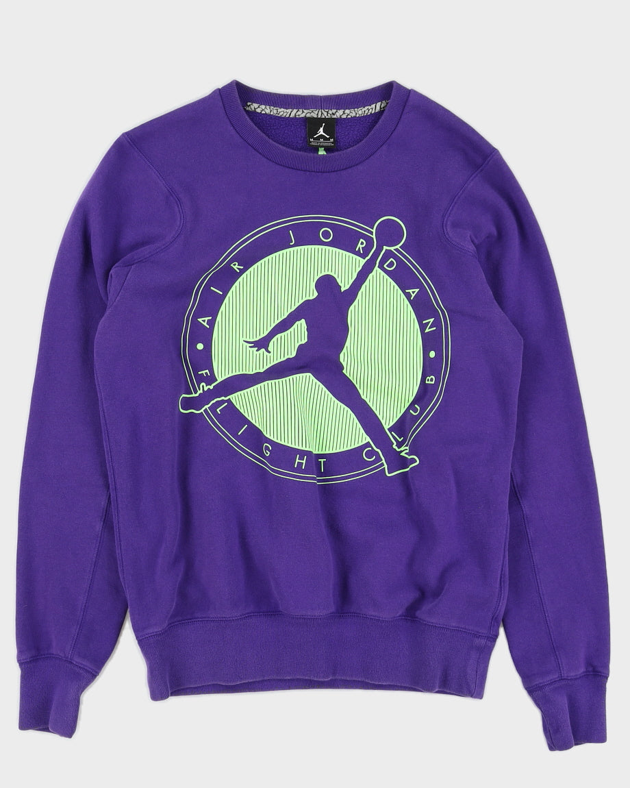 Jordan Purple Logo Sweatshirt - M