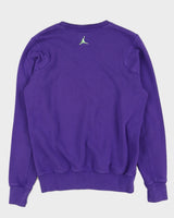 Jordan Purple Logo Sweatshirt - M