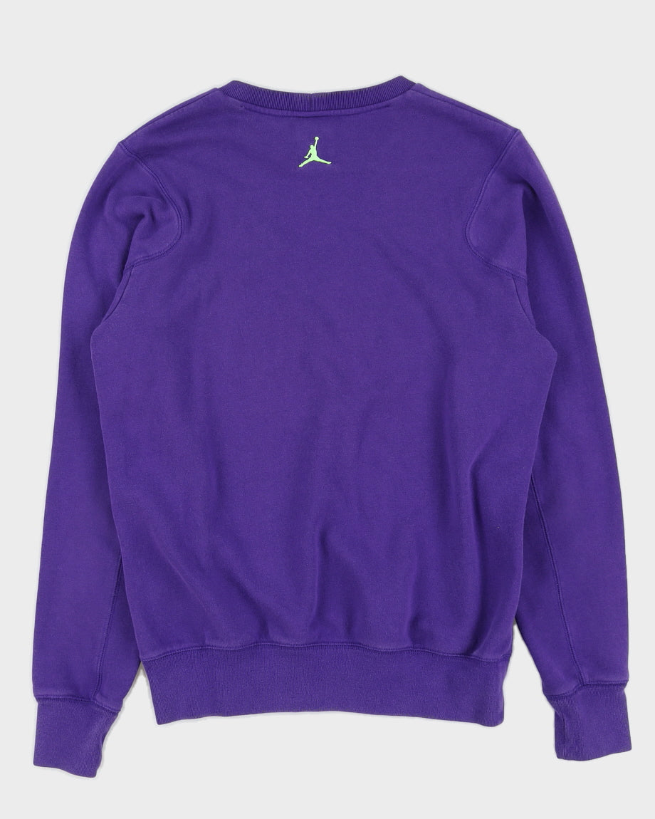 Jordan Purple Logo Sweatshirt - M