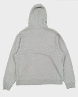 00s Y2K Nike Grey Zip Up Embroidered Logo Hoodie - XL