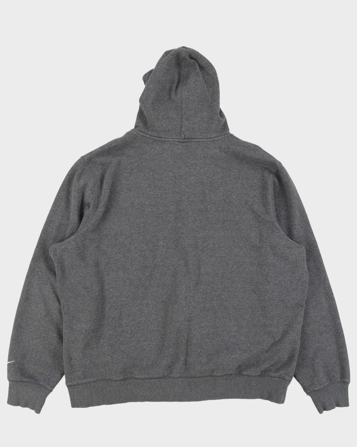 00s Y2K Nike Embroidered Logo Grey Zip Up Hoodie - XXL – Rokit