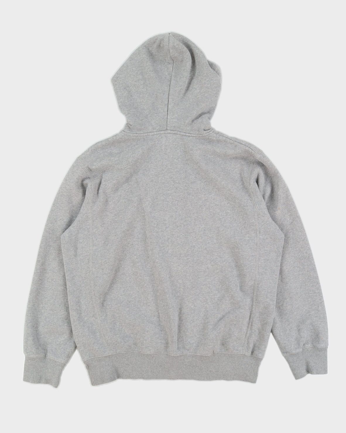 00s Y2K Nike Grey Zip Up Hoodie - L – Rokit