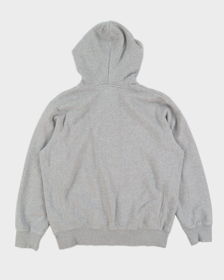 00s Y2K Nike Grey Zip Up Hoodie - L